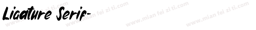 Ligature Serif字体转换